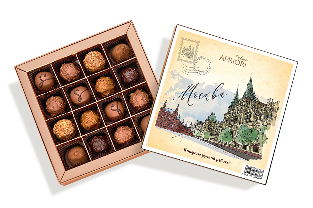                          Шоколадный набор "Москва, ГУМ", 240г