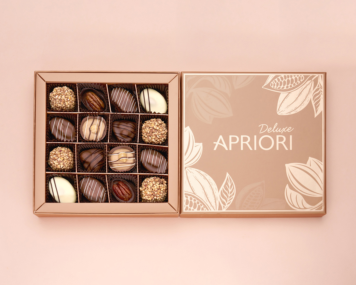                          Ореховое ассорти, 16 конфет ручной работы