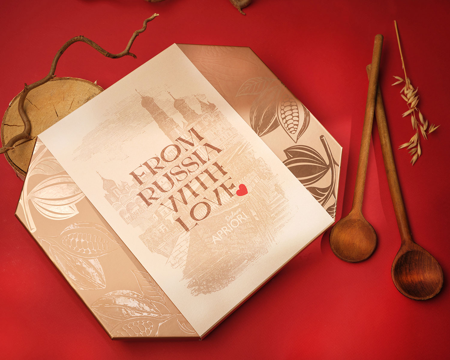                          Ассорти конфет ручной работы, 40шт "Из России с любовью"