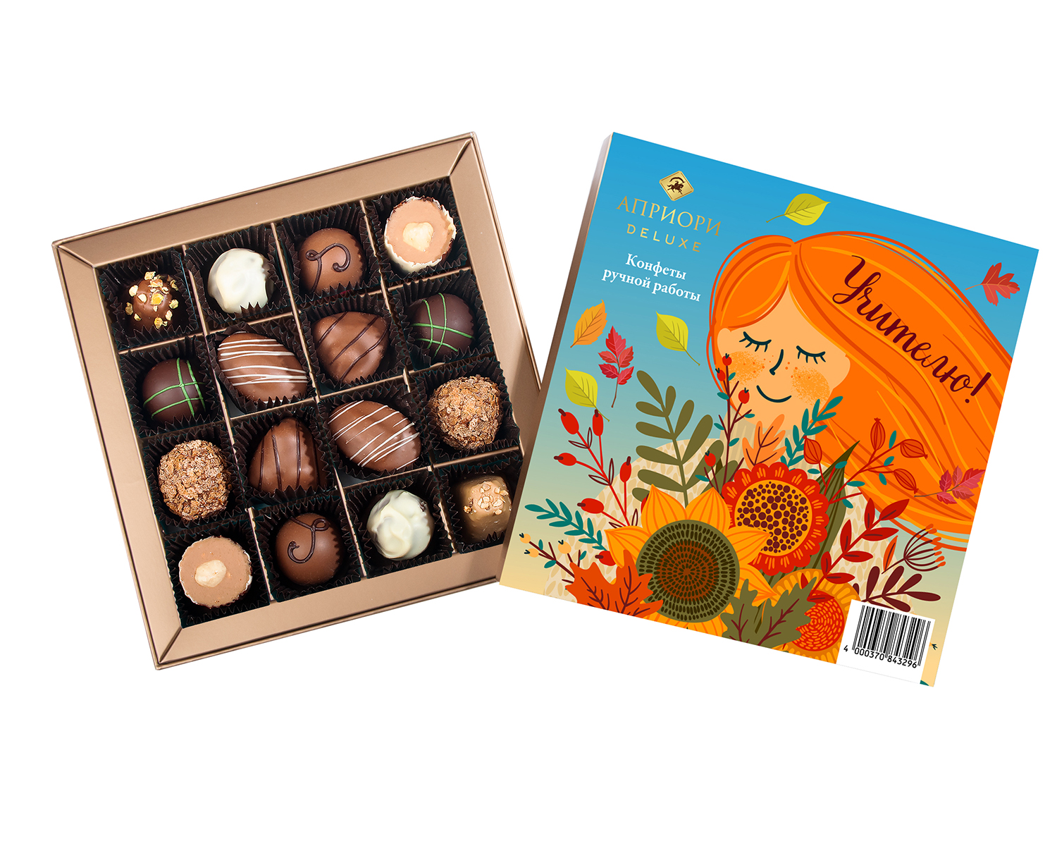                          Шоколадный набор "Учителю", 220г