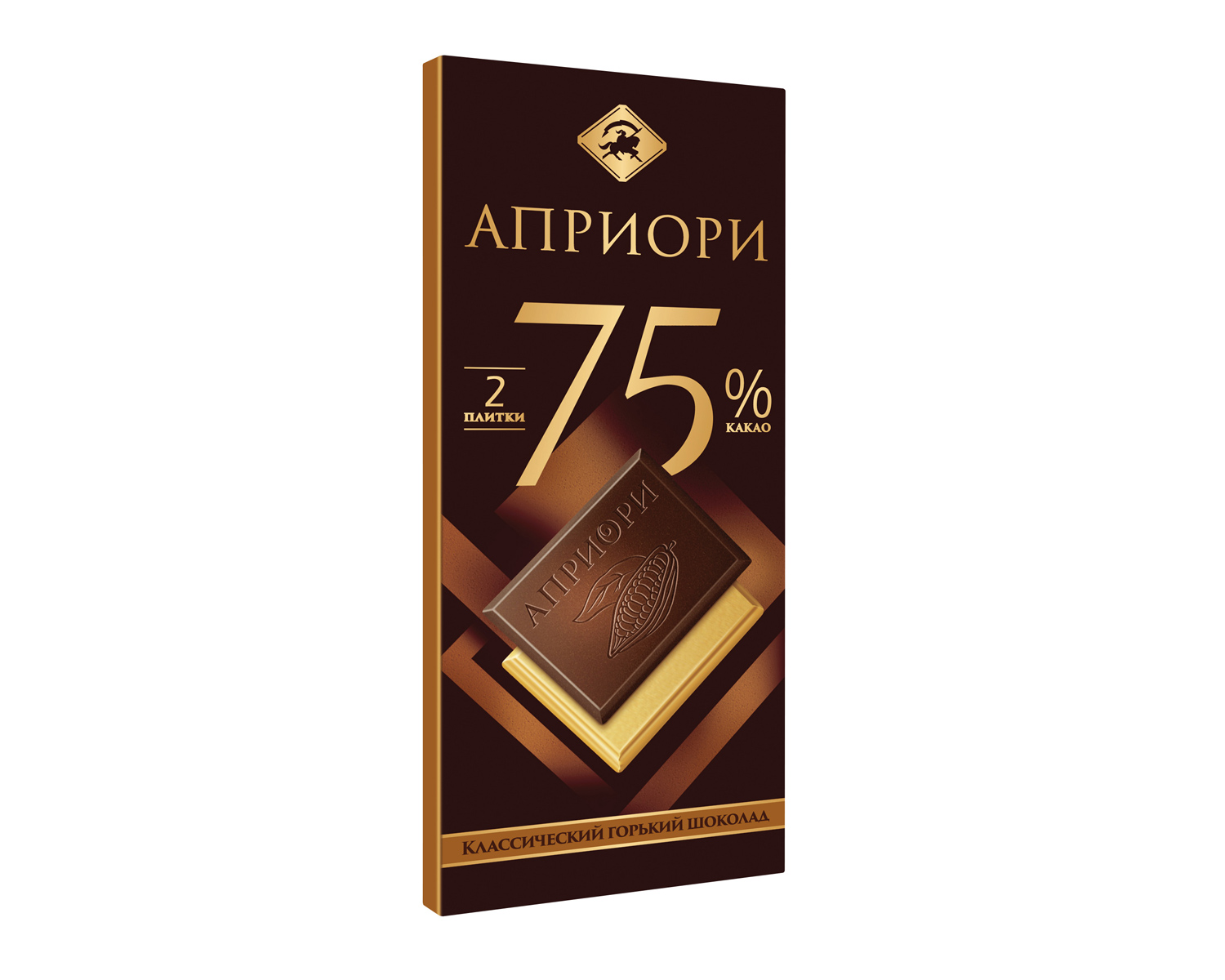                          Априори 72г Горький шоколад 75% какао