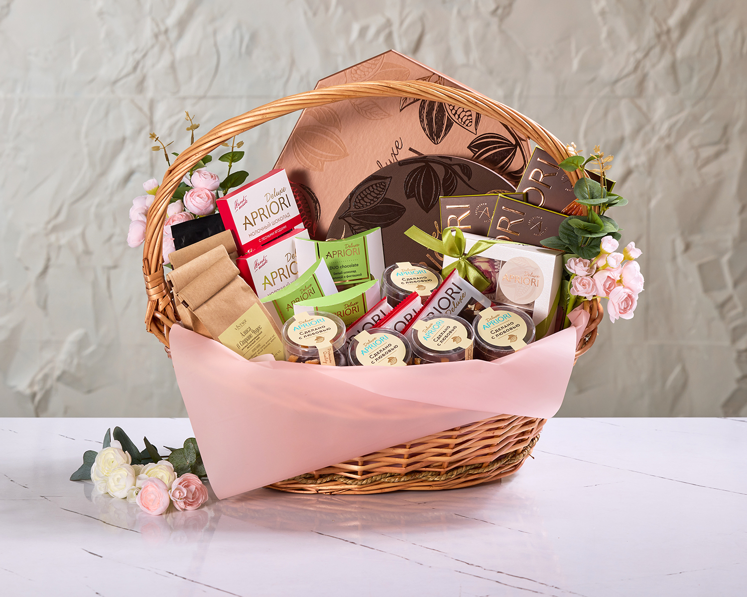                          Подарочная корзина "Прекрасное настроение"