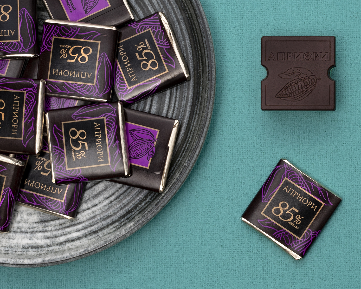                          Априори Горький шоколад  85% какао, 100гр