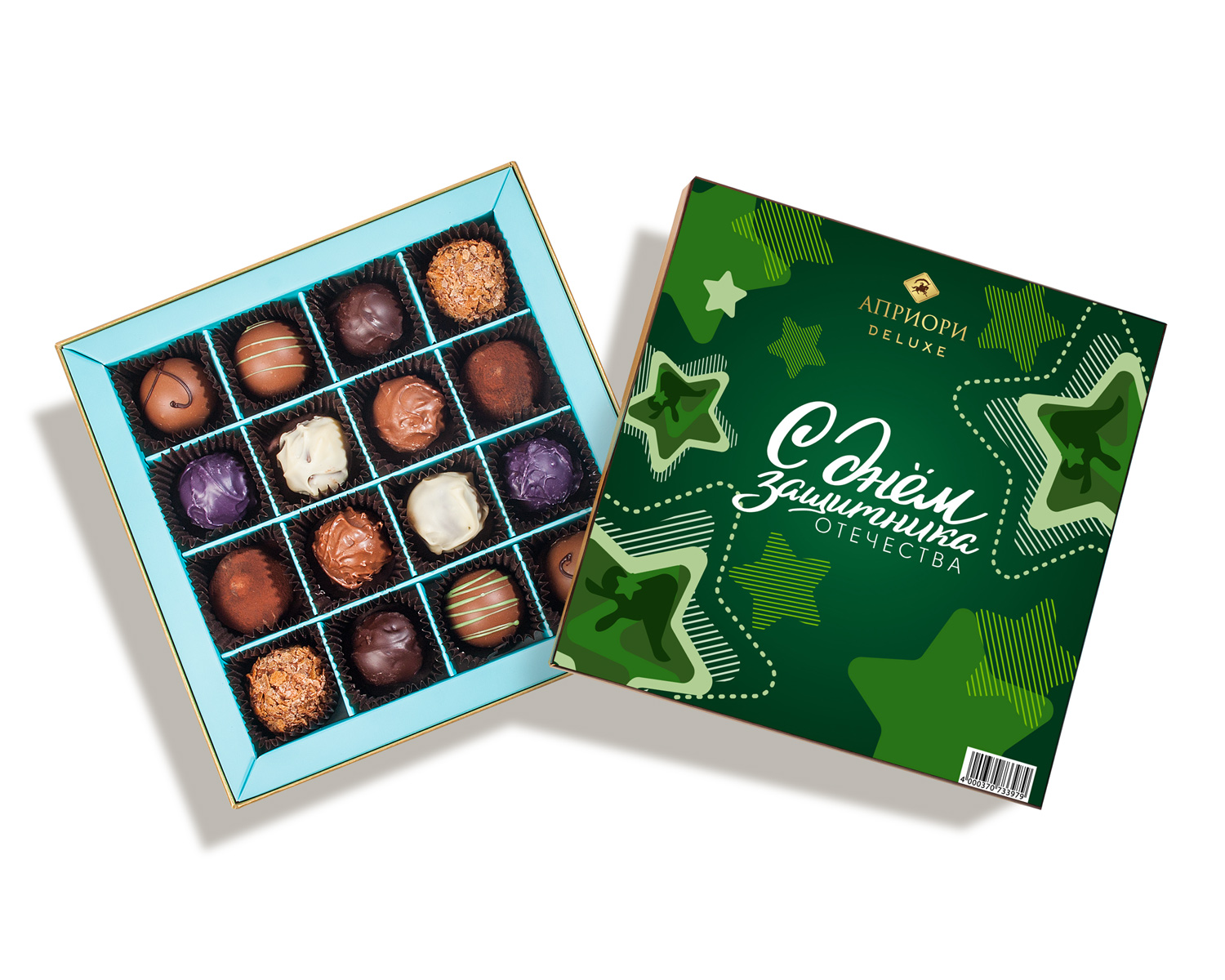                          Шоколадный набор "С Днем Защитника Отечества №2" (16к)