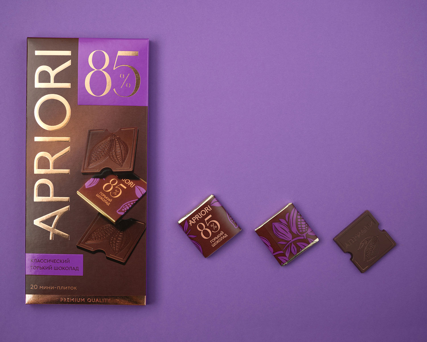                          Априори 100г Горький шоколад 85% какао