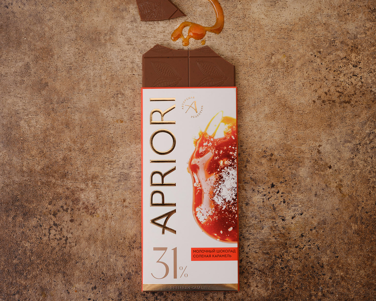                          APRIORI 85г Молочный шоколад Соленая карамель