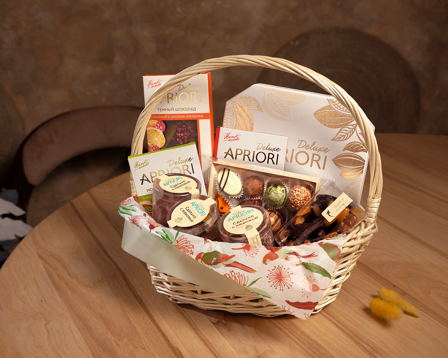                          Подарочная корзина "Фруктовое послевкусие"