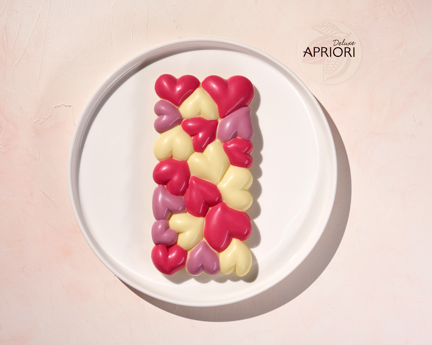                          Шоколадная плитка "Сердечки"