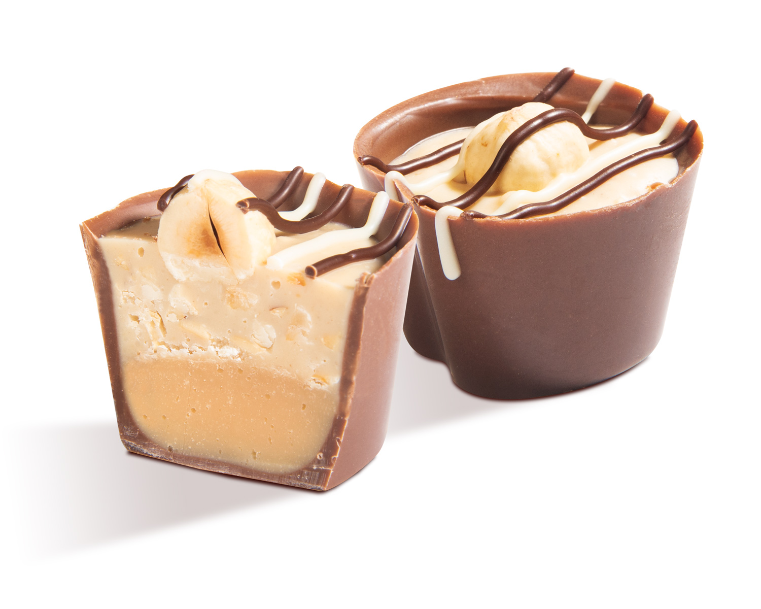                          Шоколадный стаканчик с ореховым кремом