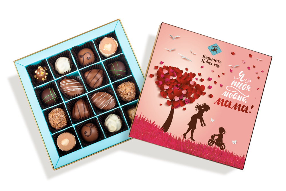                          Шоколадный набор "Маме" (16к)