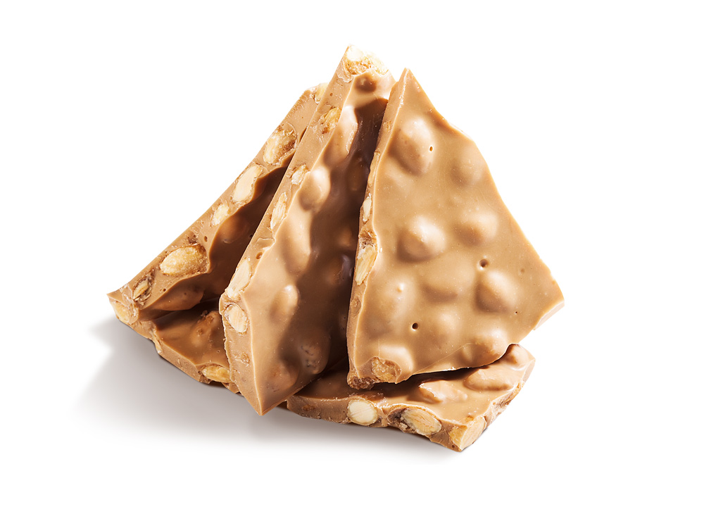                          Карамельный шоколад с цельным миндалем 360г