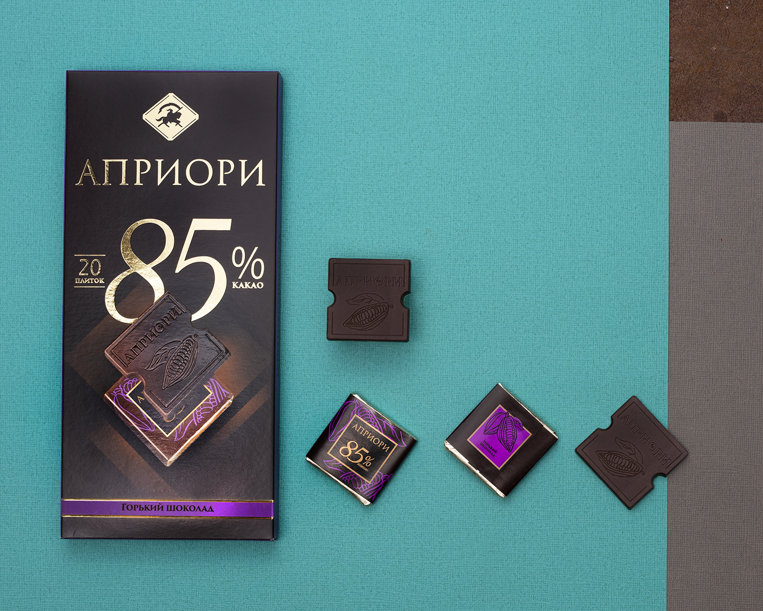                          Априори 100г Горький шоколад 85% какао