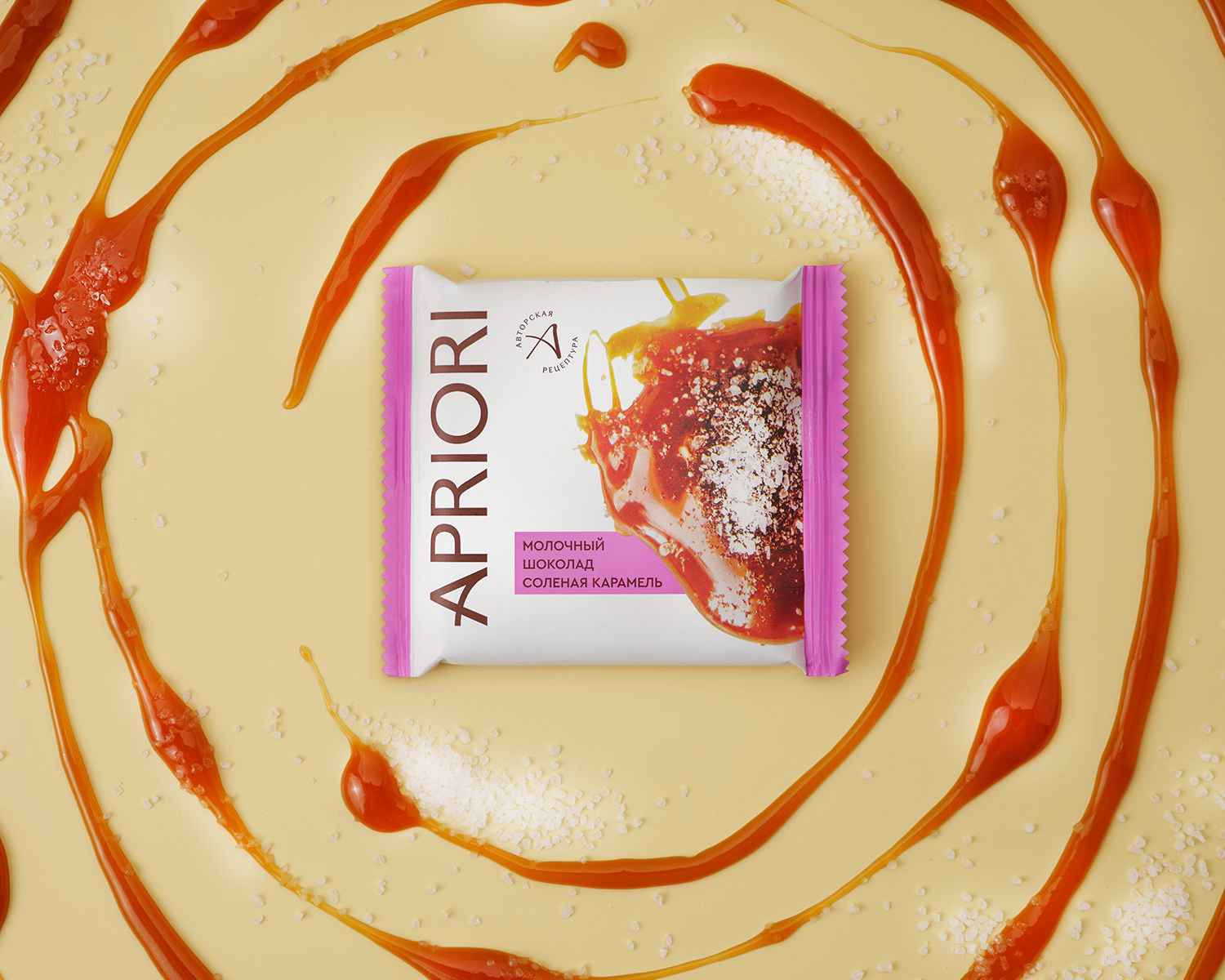                          APRIORI 50г Молочный шоколад Соленая карамель