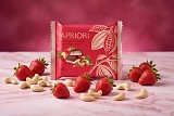 
                        Молочный шоколад с клубнич.начинкой и кешью,100г