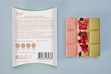
                        Белый шоколад с малиной и фисташкой (дуо), 50г